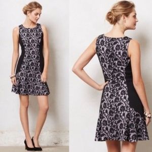 Anthropologie Maeve Sirena Black Lace Dress